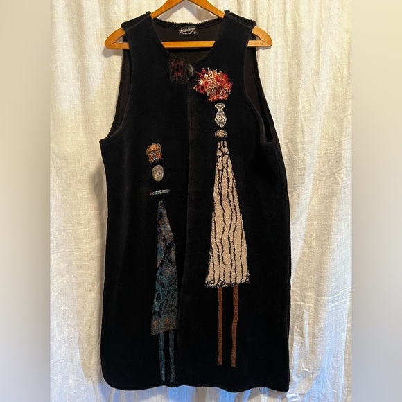 lee anderson Sweaters - Vintage Lee Anderson vest. Art work. Wearable art. Statement.